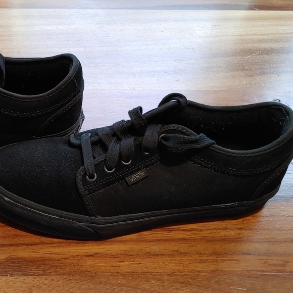 Vans Men's Black Canvas Size 11.5 - Picture 3 of 6